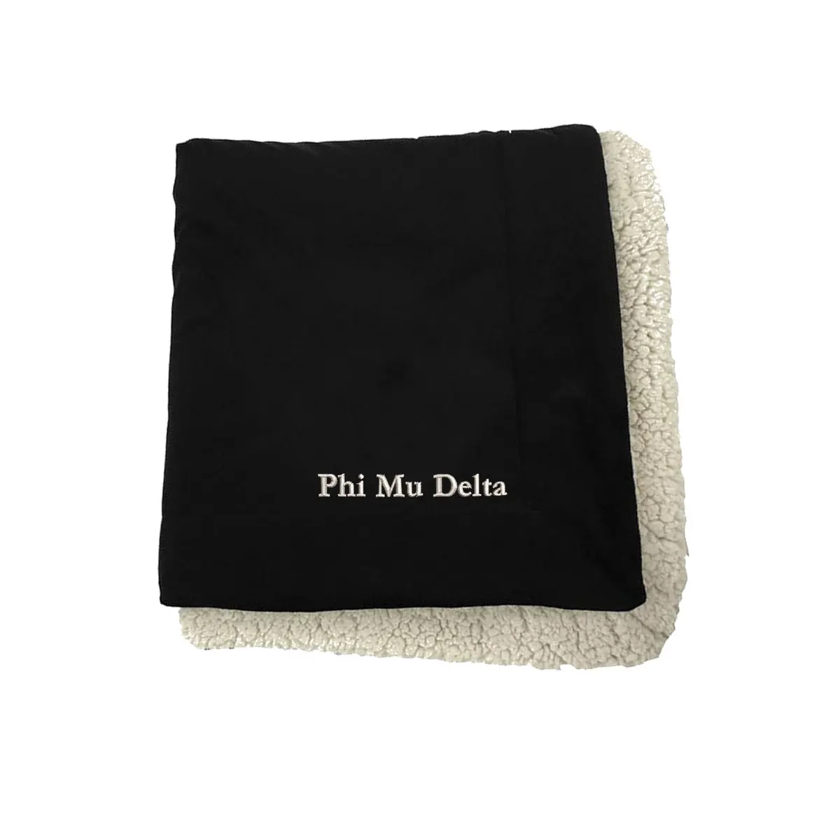 Phi Mu Delta Sherpa Lined Blanket 1