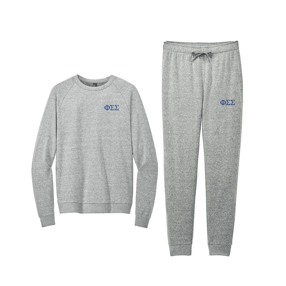 Phi Sigma Sigma Tri Fleece Jogger Set 1