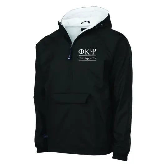 Phi Kappa Psi Flannel Lined Windbreaker 1