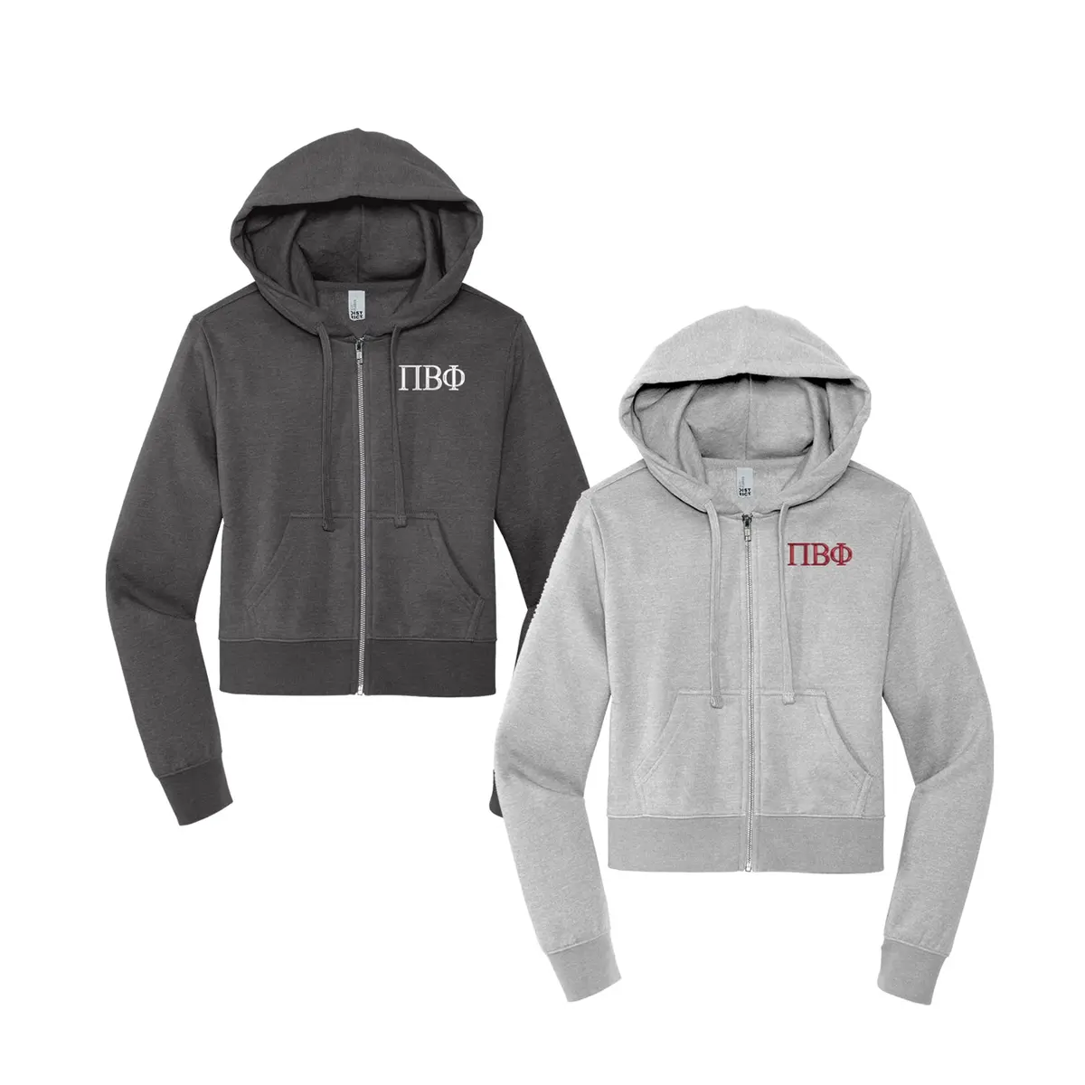 Pi Beta Phi Zip Up Hoodie 3