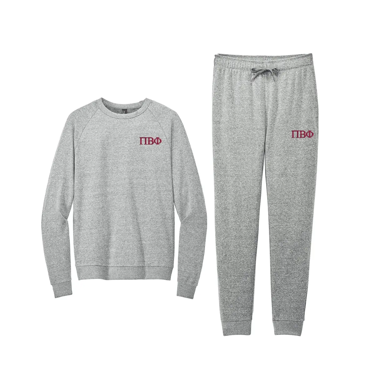 Pi Beta Phi Tri Fleece Jogger Set 1