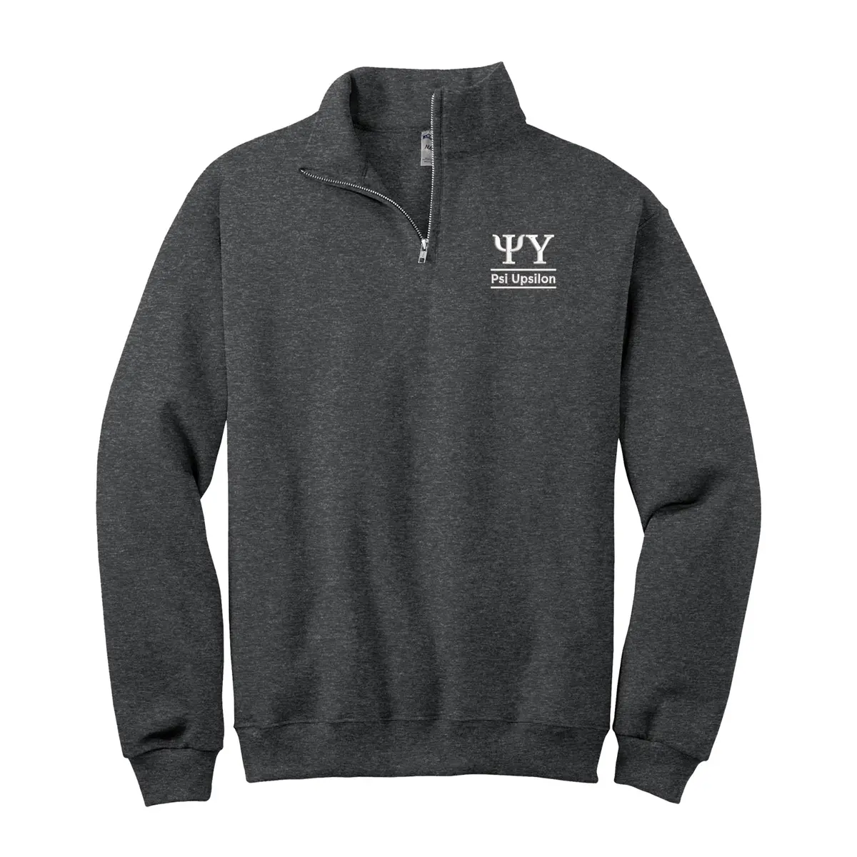 Psi Upsilon Quarter Zip Pullover Sweatshirt 1