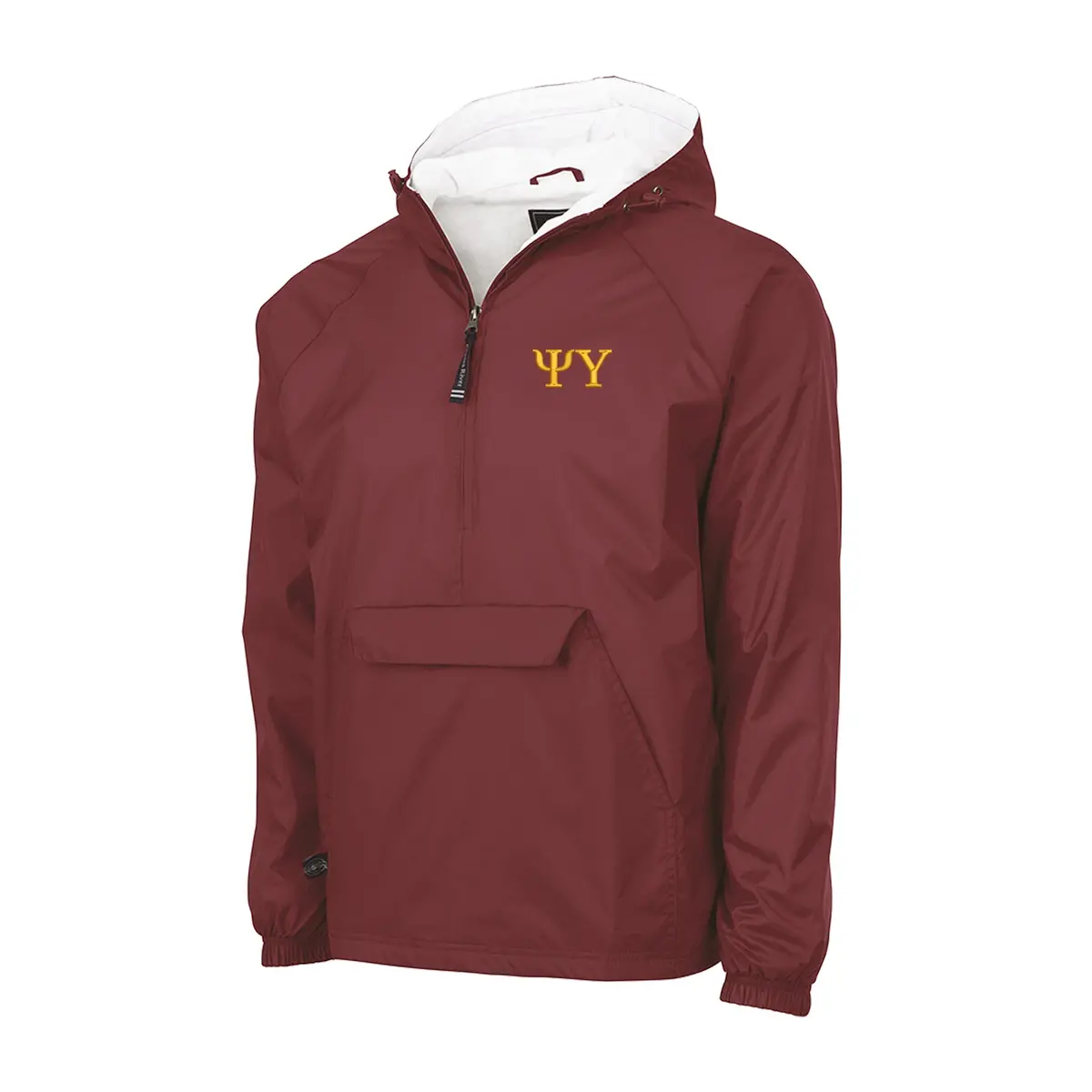Psi Upsilon Lined Windbreaker - Letters 1