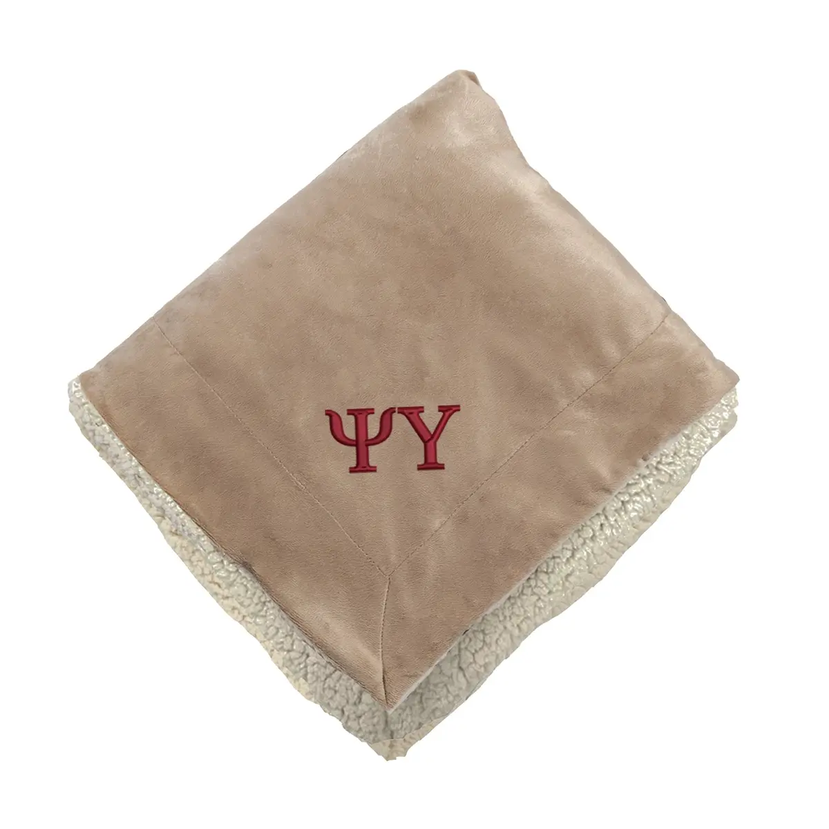 Psi Upsilon Sherpa Lined Blanket - Letters 1