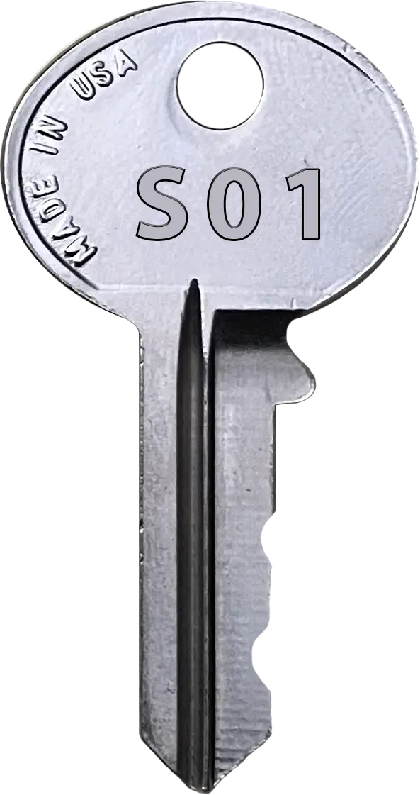 Schwab S47 File Cabinet Key 1