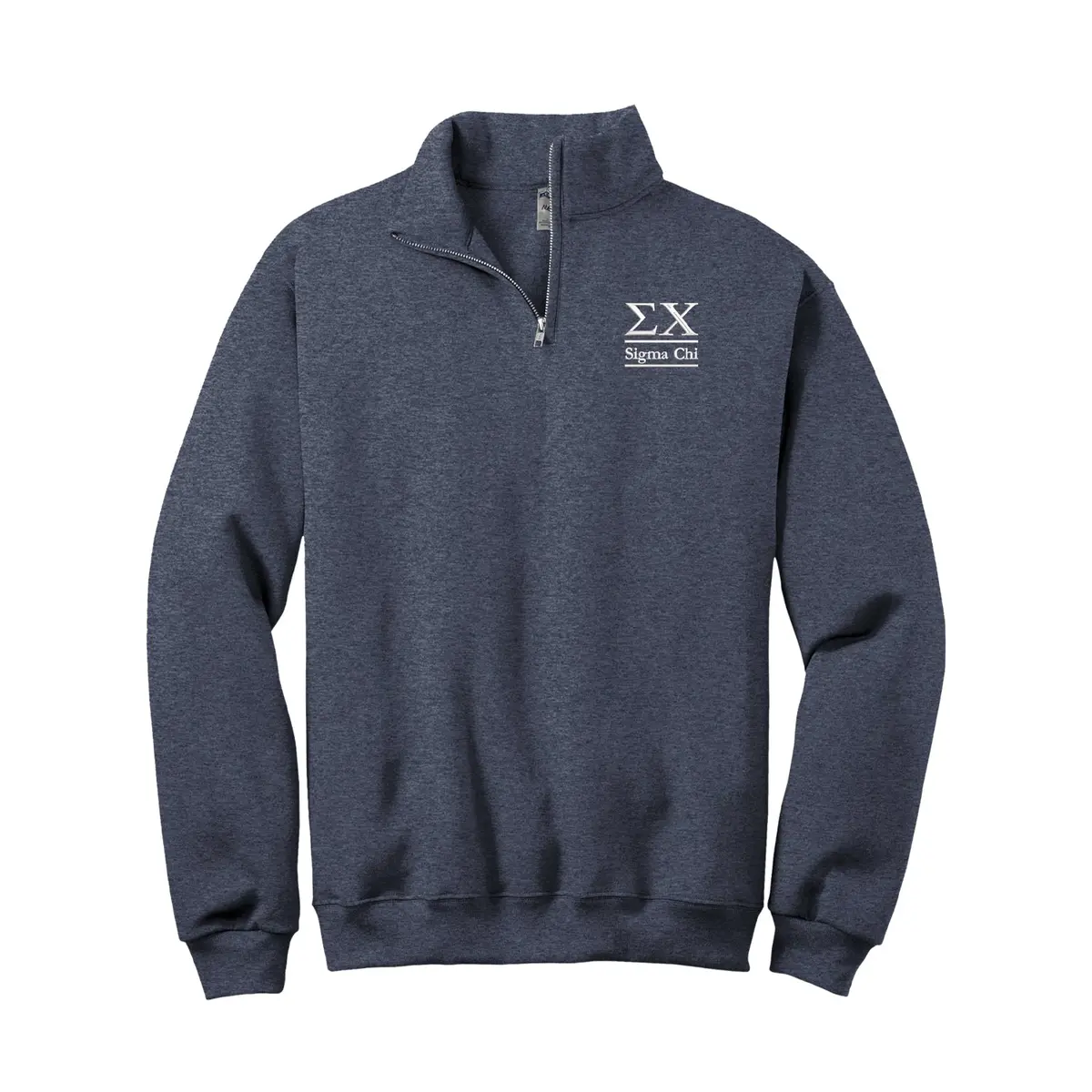 Sigma Chi Quarter Zip Pullover Sweatshirt 1