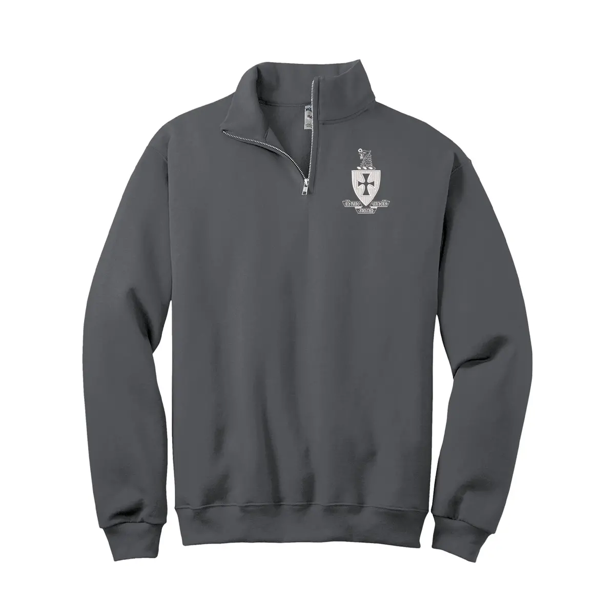 Sigma Chi Quarter Zip Sweatshirt - Coat Of Arms 1