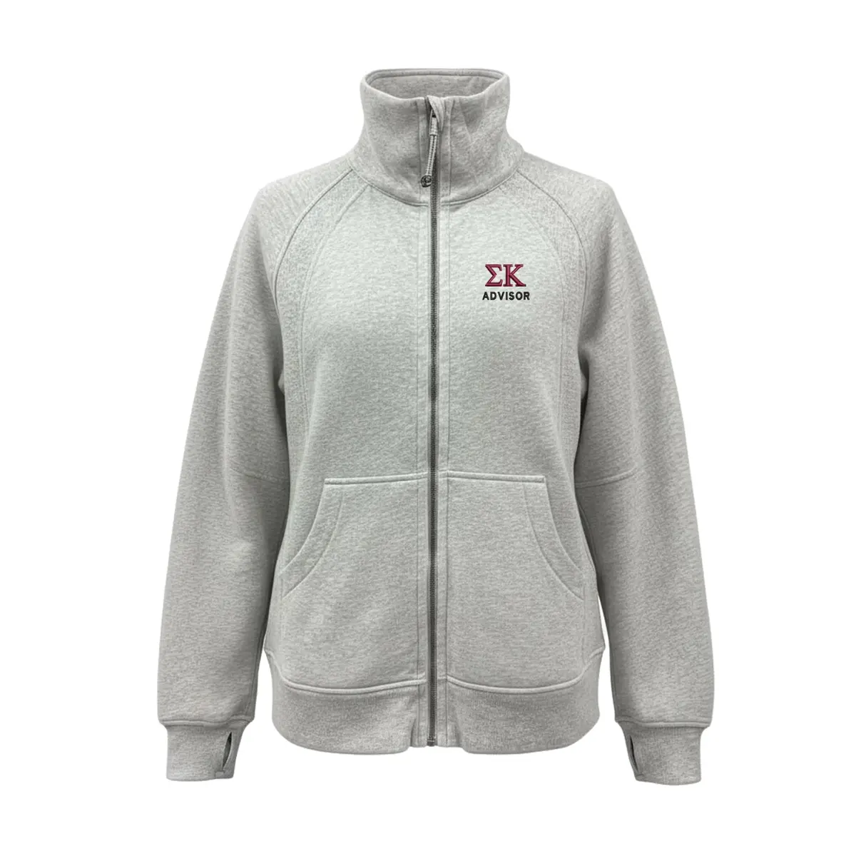 Sigma Kappa Advisor Lululemon Long Scuba Oversized Funnel - Full-Zip 1