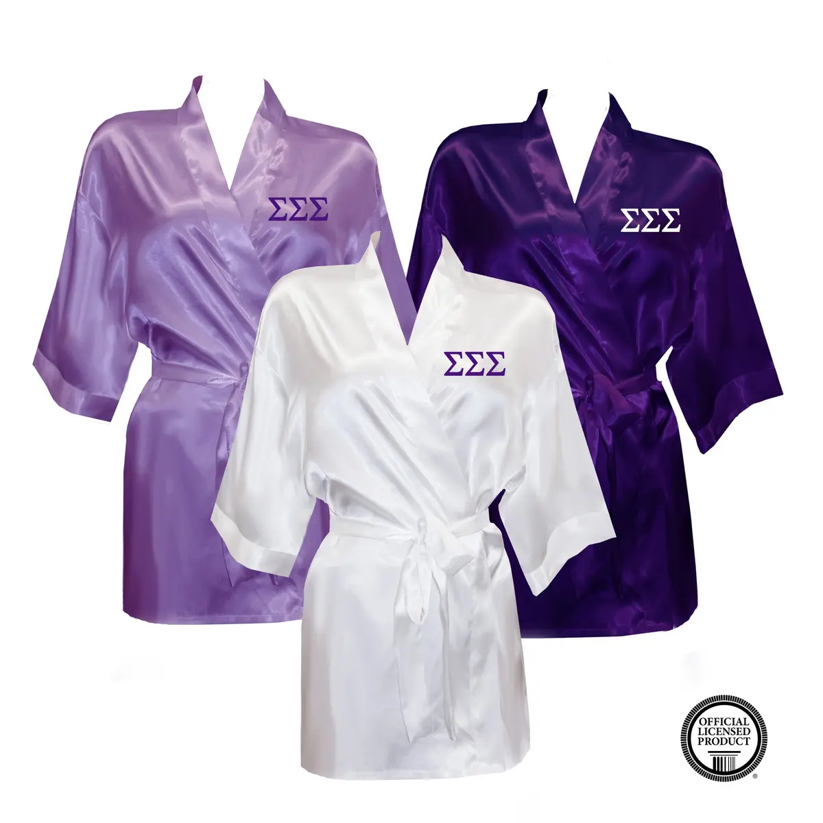 Sigma Sigma Sigma Satin Robe 1
