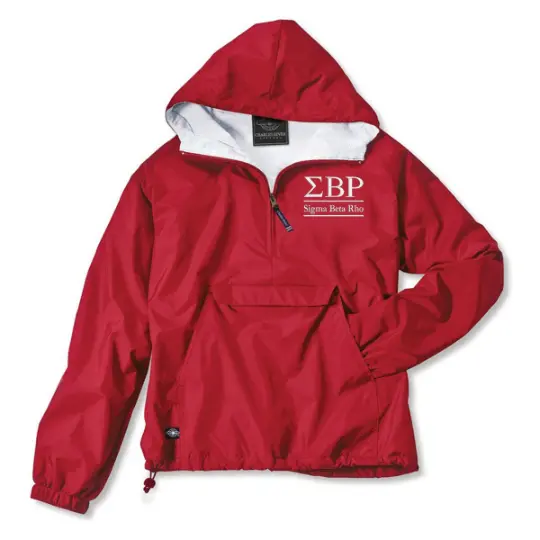 Sigma Beta Rho Flannel Lined Windbreaker 1