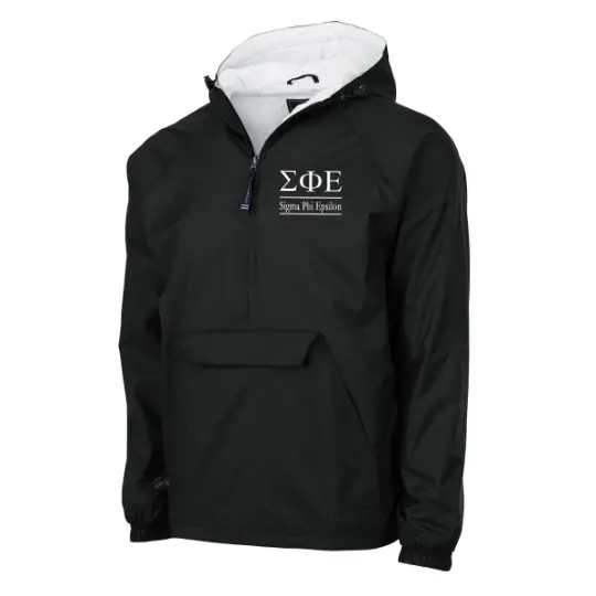 Sigma Phi Epsilon Flannel Lined Windbreaker 1