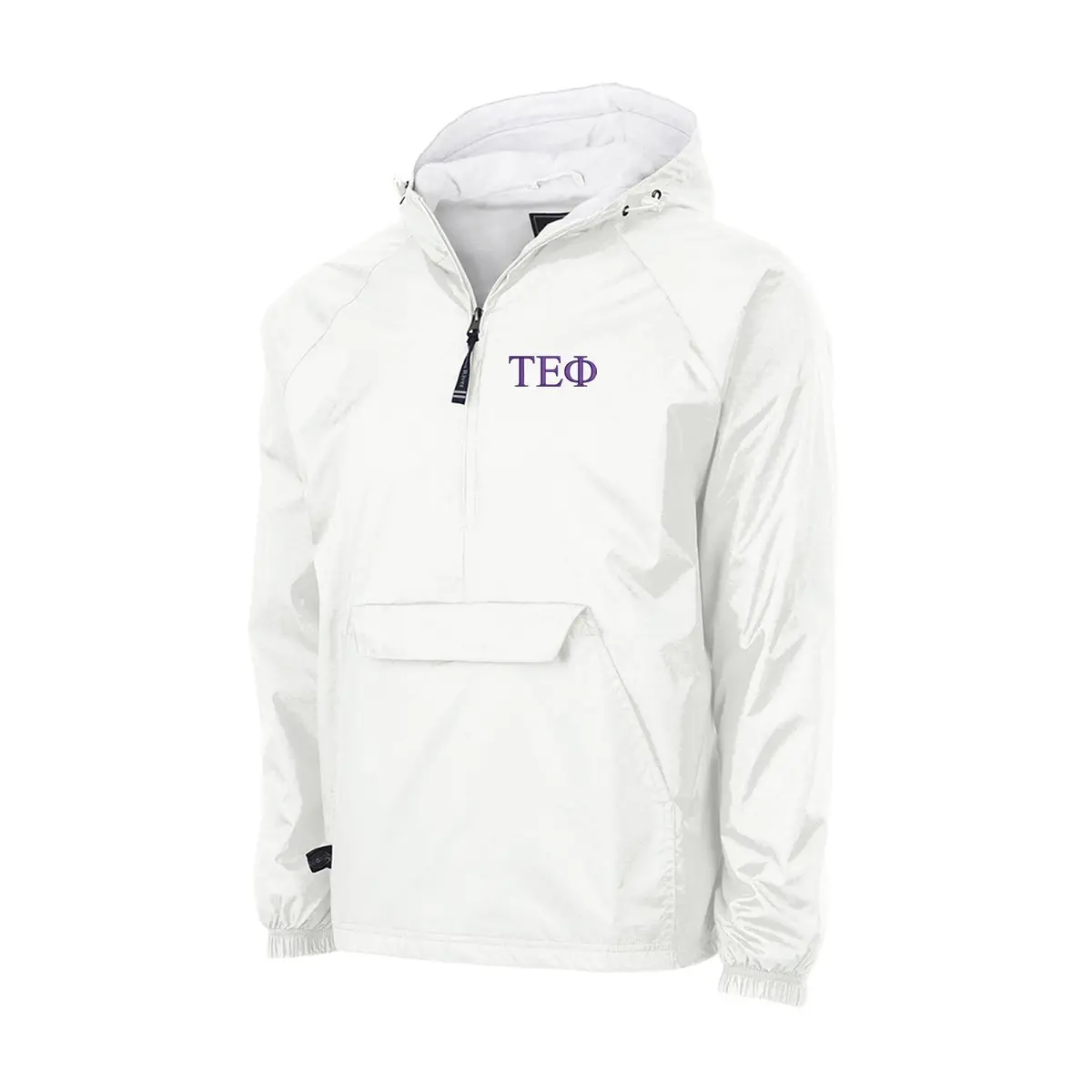 Tau Epsilon Phi Flannel Lined Windbreaker - Letters 1