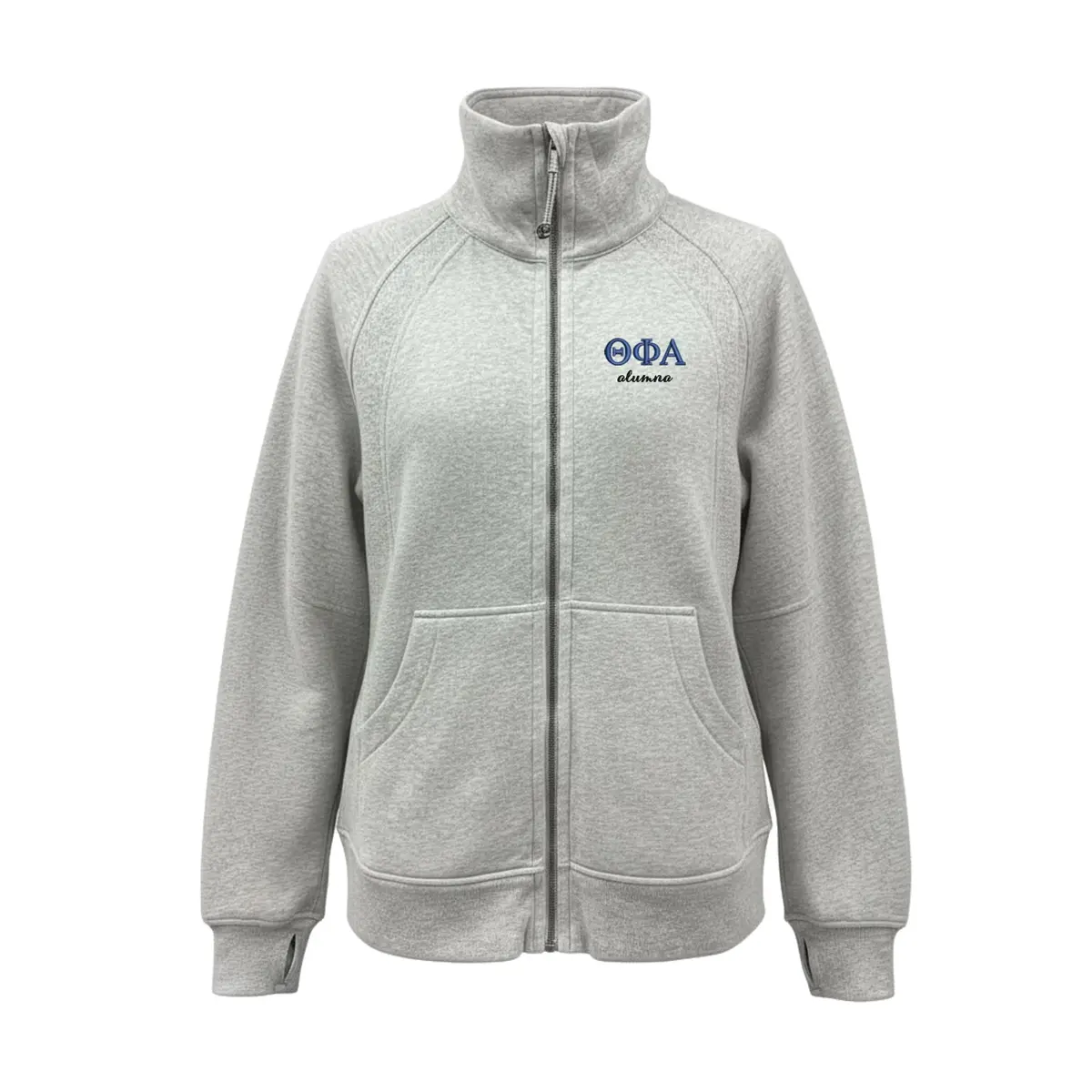 Theta Phi Alpha Alumna Lululemon Long Scuba Oversized Funnel - Full-Zip 1