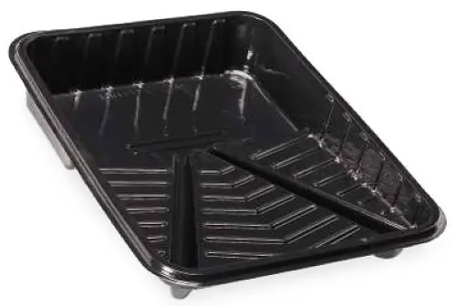 Midstate 200871 9" Disposable 1 Liter Black Paint Tray Liner - Quantity Of 100 1