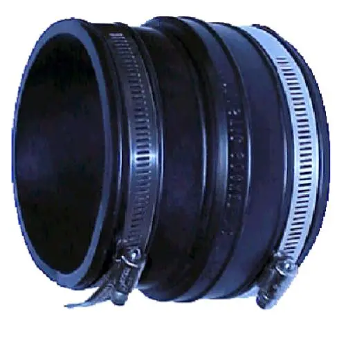 Fernco P1056-32 3" X 2" Flexible Reducing Coupling Pipe Connector - Quantity Of 5 1