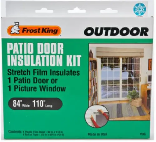 Frost King V96h 84" X 110" Outdoor Patio Door Insulation Kit - Quantity Of 12 1