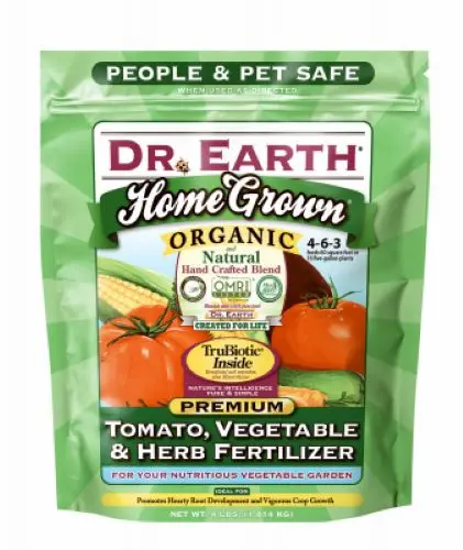 Dr Earth 704P 4 Lb Bag Of 4-6-3 Organic Tomato Vegetable & Herb Fertilizer - Quantity Of 4 1