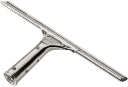 Ettore Products 11112 12" Stainless Steel Professional Window Cleaning Squeegee - Quantity Of 6 1