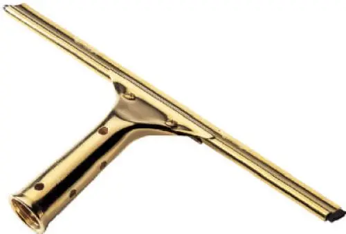 Ettore Products 10018 18" Solid Brass Professional Window Cleaning Squeegee - Quantity Of 9 1