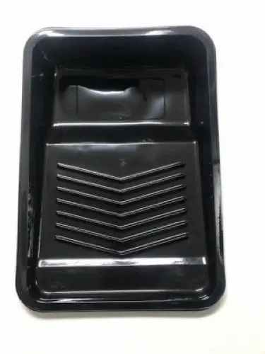 Midstate Plastics 200812 9.5" Black Deep-Well Paint Tray Liner For Metal Paint Trays - Quantity Of 50 1