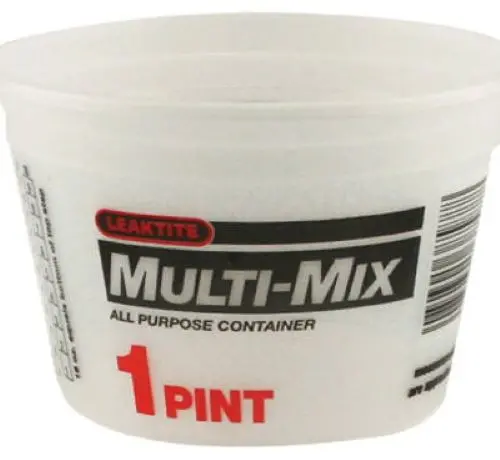 Leaktite 002C01mm500 1 Pint Multi-Mix Empty Paint Mixing Container - Quantity Of 25 1