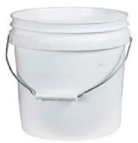 Leaktite 002G01wh200 2-Gallon White Plastic Industrial Pail Bucket - Quantity Of 4 1