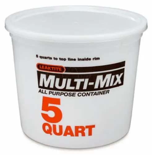Leaktite 005Q10mm050 5-Quart Multi-Mix Empty Paint Mixing Container - Quantity Of 50 1