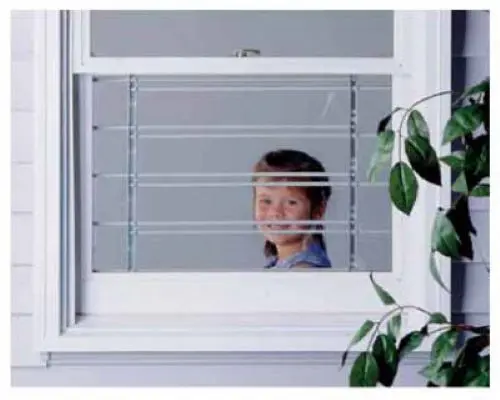Knape & Vogt 1135 5-Bar Adjustable Window Security Guard 1