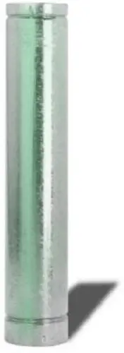 Selkirk 106060 6" X 5' Round Type B Gas Vent Chimney Pipe - Quantity Of 2 1
