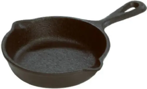 Lodge Mfg Lms3 3.5" Mini Skillet With Spoon Rest - Quantity Of 12 1