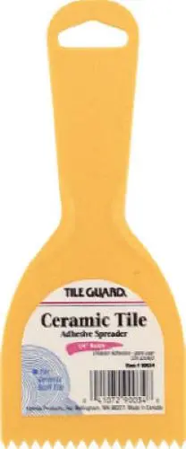 Homax 00034 3" 1/4" Notched Ceramic Floor Tile Adhesive Spreader - Quantity Of 24 1