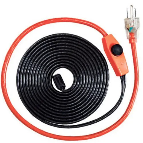 Easy Heat Ahb-140 40' Foot Automatic Water Pipe Heating Cable Freeze Protection - Quantity Of 5 1