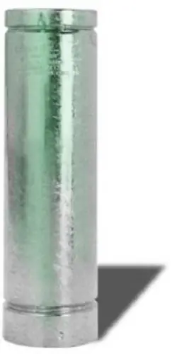 Selkirk 104024 4" X 2' 4Rv-2 Round Type B Gas Vent Chimney Pipe - Quantity Of 3 1