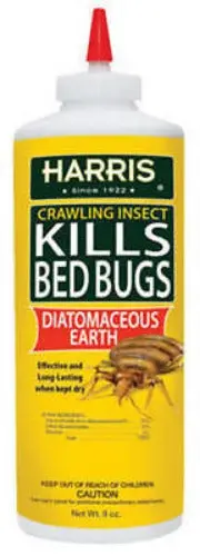 Harris Hde-8  8 Oz Bottle Of Bed Bug Pest Control Powder - Quantity Of 6 1