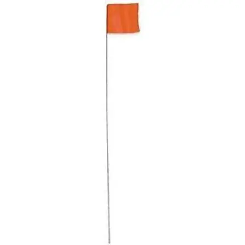 Hanson 15079 100-Count Pack Of Glo Orange 21" X 2-1/2" X 3-1/2" High Visibility Marking / Stake Flags - Quantity Of 10 1